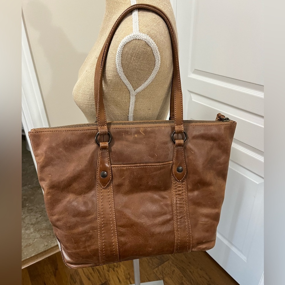 Frye Melissa Shopper Leather Tote Bag